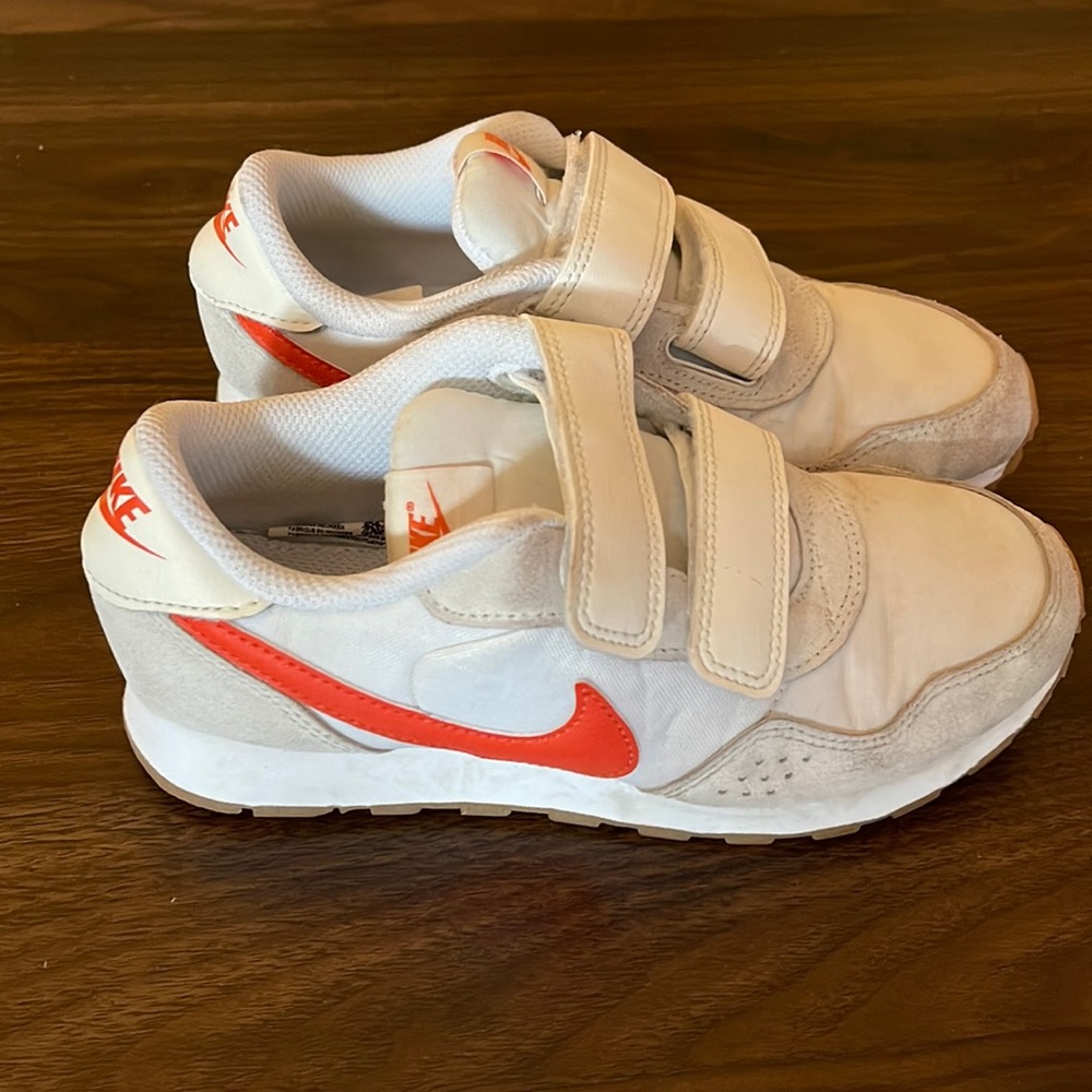 Nike white and orange - worn once - EUC